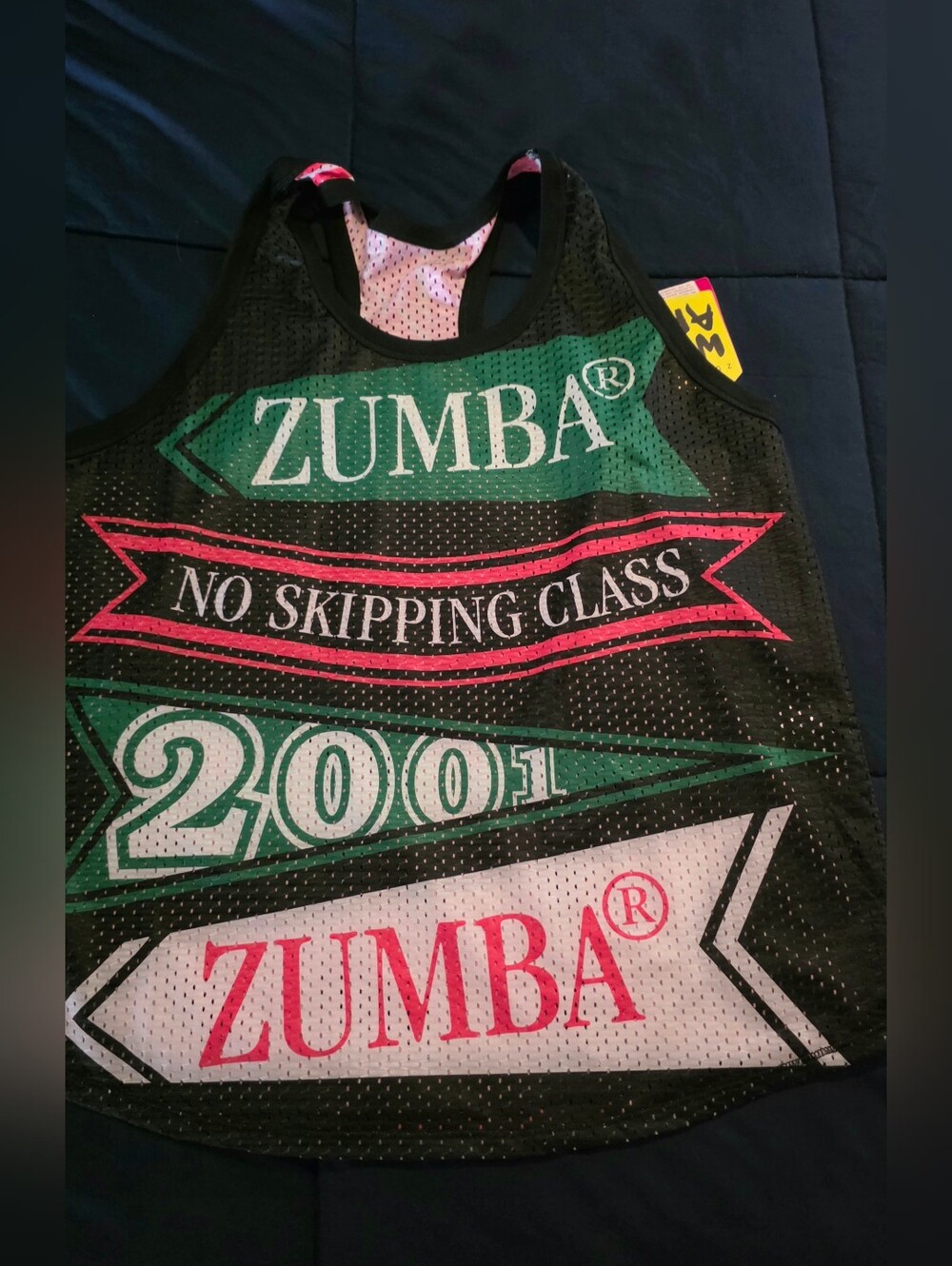 Zumba Racerback Tank Sz L